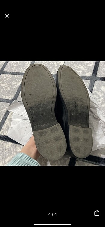 41 Beden H&M loafer ayakkabı