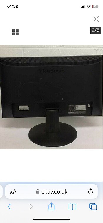  Beden Renk ViewSonic Va2213w LCD MONİTÖR 22 inç