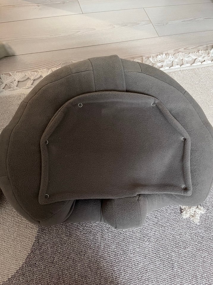 Gri bebek oturma yastığı - Görsel 3