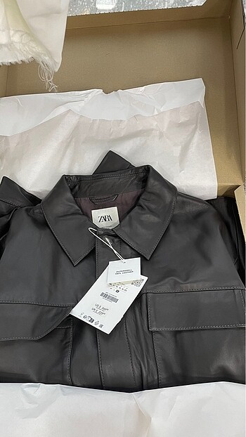 xl Beden Zara deri ceket