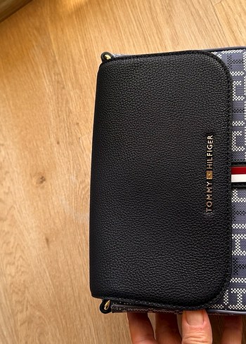 Tommy Hilfiger Mavi Baskılı Kadın Çapraz Çanta - Görsel 5