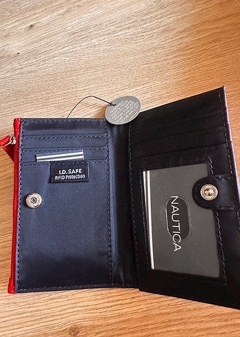 Nautıca Kırmızı Deri Fermuarlı Kadın Cüzdanı - Görsel 3