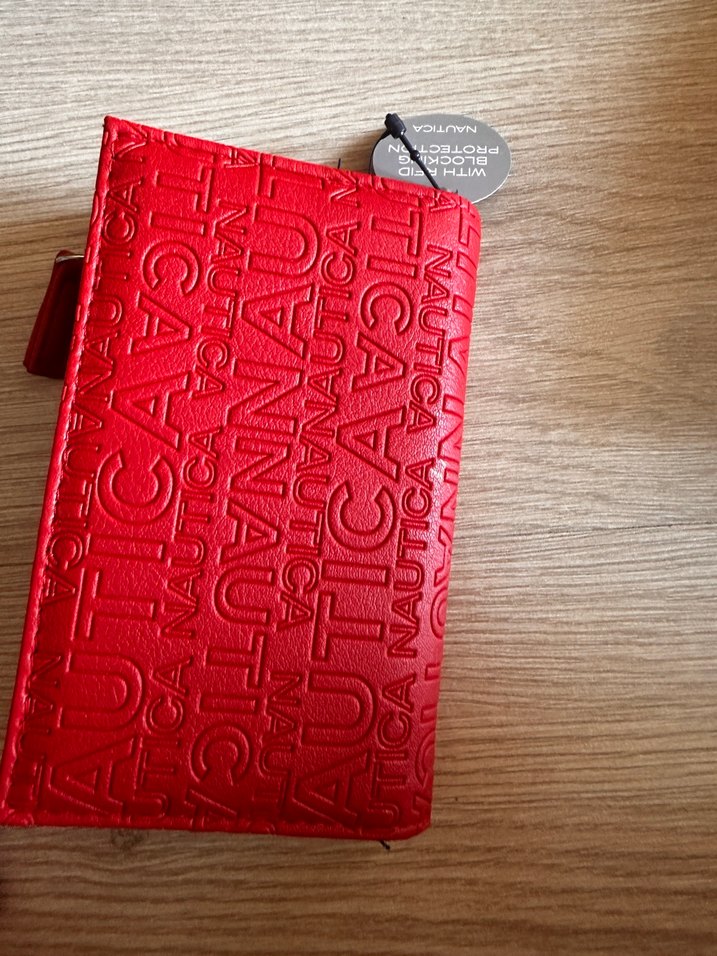 Nautıca Kırmızı Deri Fermuarlı Kadın Cüzdanı - Görsel 2