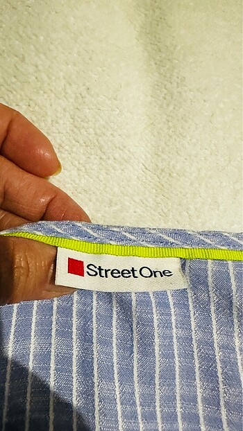 Çizgili  bluz - Görsel 3