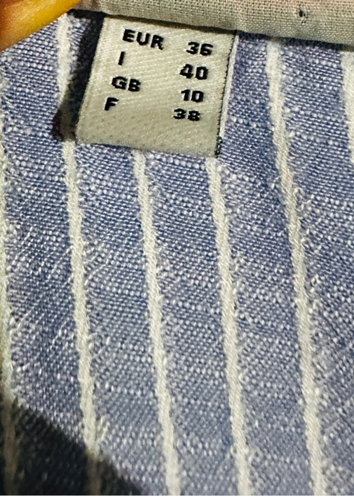 Çizgili  bluz - Görsel 4