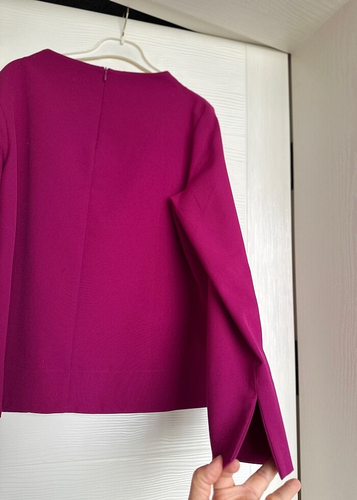 Fuşya rengi bluz - Görsel 3