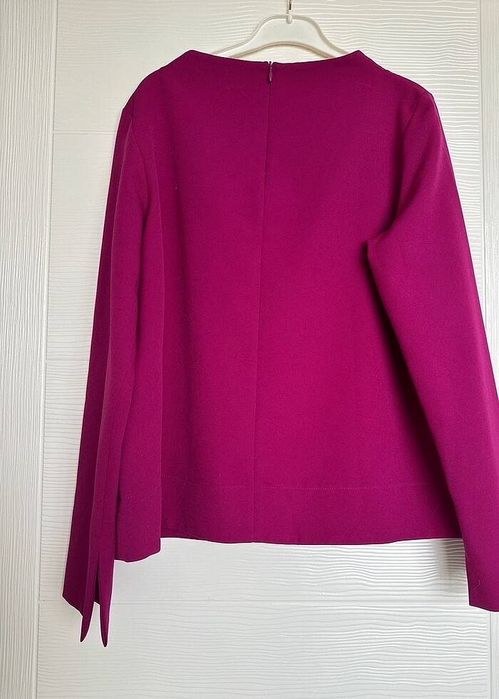Fuşya rengi bluz - Görsel 2