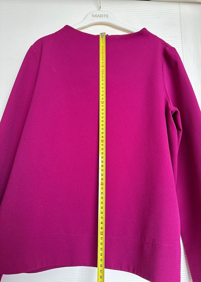 Fuşya rengi bluz - Görsel 4