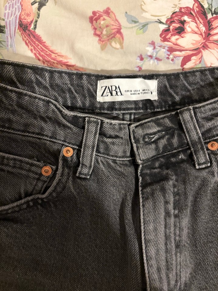 Gri Mom Fit Jean - Görsel 3
