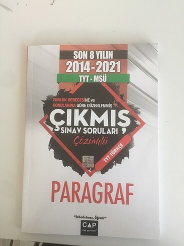 Çap Çıkmış Paragraf soruları