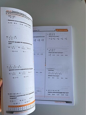  Beden DGS yaprak test
