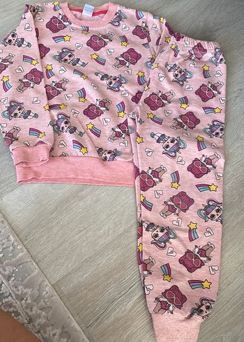 Renkli Baskılı Kız Eşofman Takımı