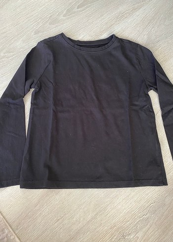 Unisex Siyah Uzun Kollu Basic Tişört iki tahrir fiyatıdır - Görsel 2