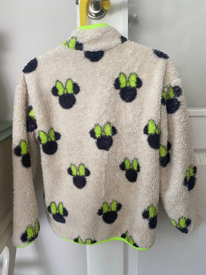 Çocuk Gri Peluş Sweatshirt - Görsel 2