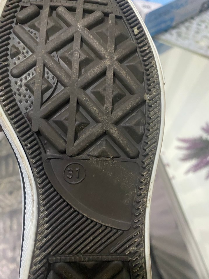 Kuromi converse tarz bez ayakkabı - Görsel 4