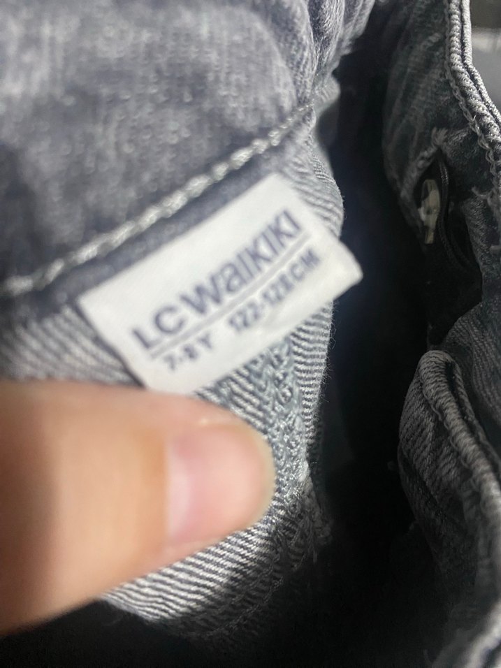 Bol paça kız çocuk jean - Görsel 3