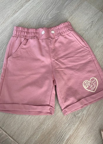 Pembe Baskılı Kolsuz çocuk Kız Takımı - Görsel 2