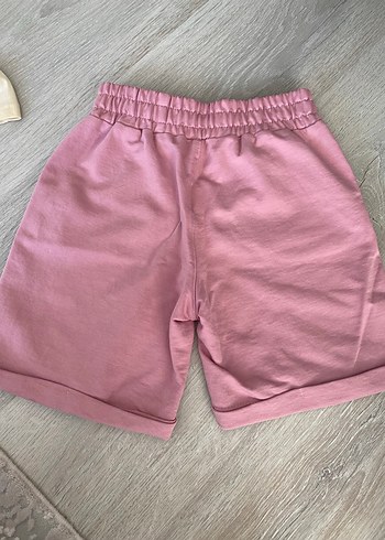 Pembe Baskılı Kolsuz çocuk Kız Takımı - Görsel 3