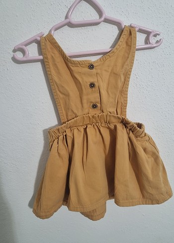 LC Waikiki Nakışlı Kız Çocuk Bej Bohem Elbise