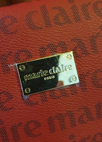 Diğer Marie Claire Kırmızı Deri Kadın Clutch Çanta