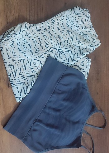 sporcu tayt crop takım