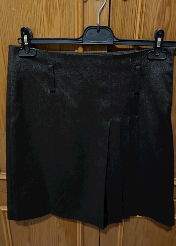 Kahverengi Pilili Midi Etek - Görsel 2