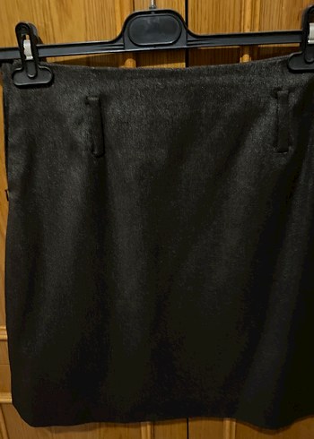 Kahverengi Pilili Midi Etek - Görsel 3