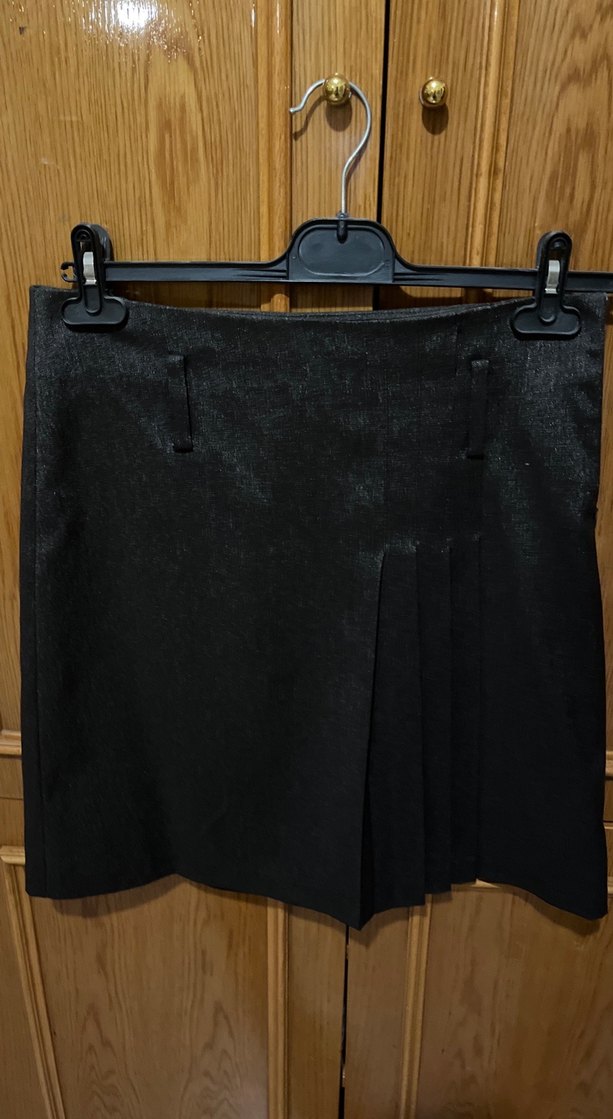 Kahverengi Pilili Midi Etek - Görsel 2