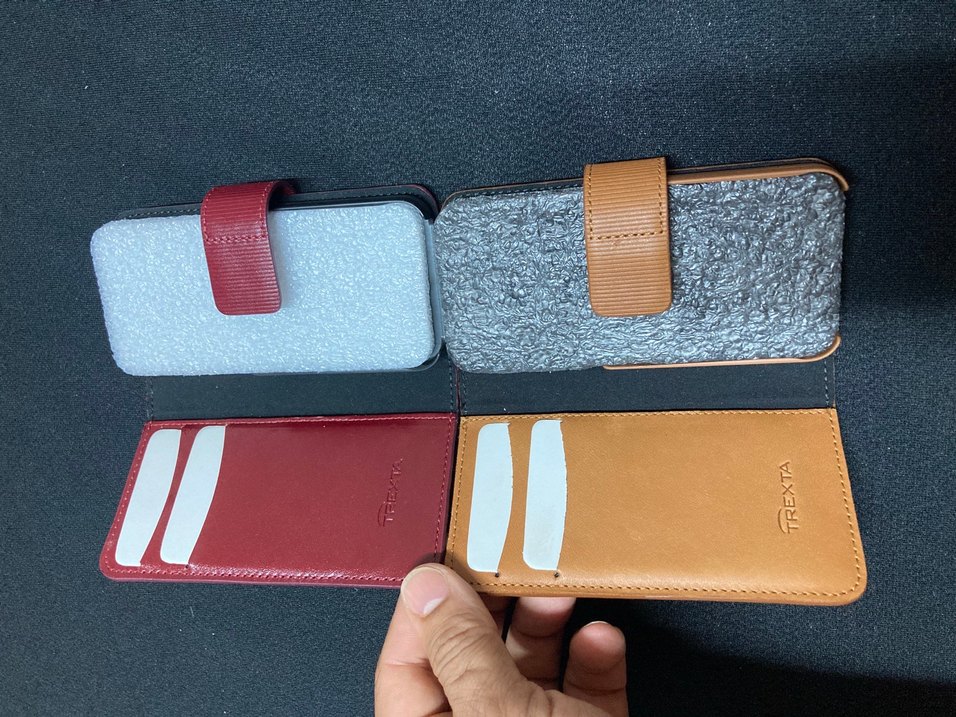 İPhone SE 1. Nesil Deri Cüzdan - Tokalı, Minimalist - Görsel 2