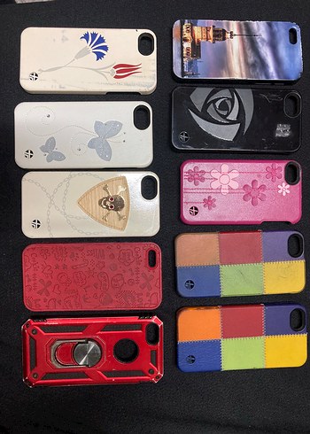 İPhone SE 1.nesil Renkli Telefon Kılıfları - Görsel 2