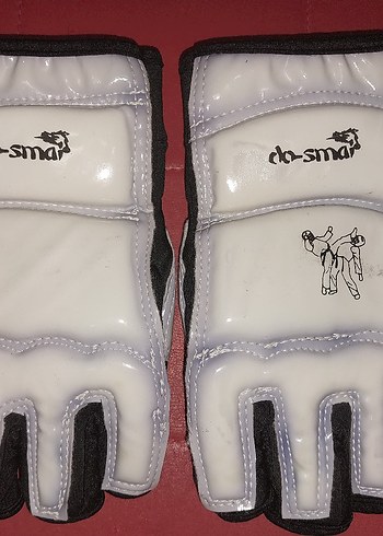 Beyaz Baskılı Do-smai sporcu Eldiveni - Görsel 3