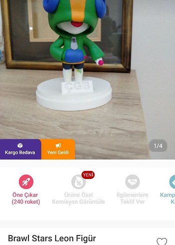 Brawl Stars Leon Yeşil Figür