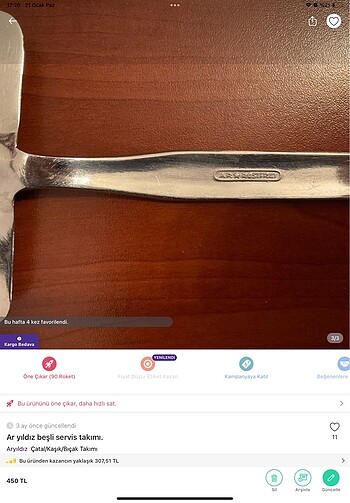 Beden Servis takımı