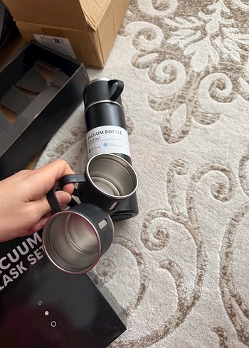 Siyah Termos Seti - Görsel 5