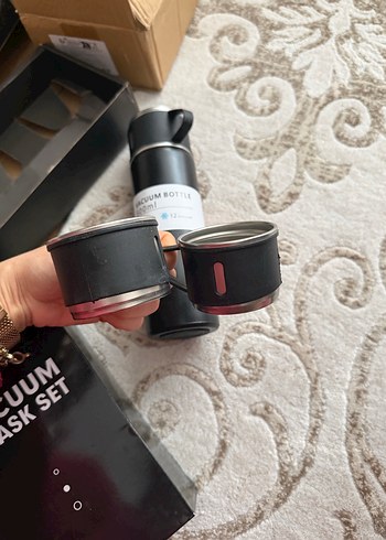 Siyah Termos Seti - Görsel 6