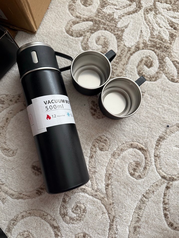 Siyah Termos Seti - Görsel 2