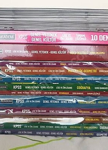  Kpss kitap seti eğitim bilimleri