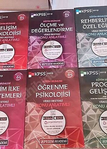  Beden Kpss kitap seti eğitim bilimleri