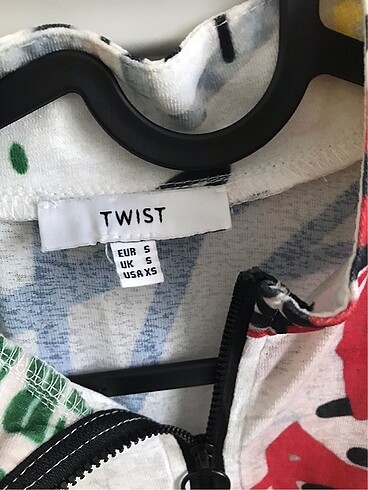 s Beden Twist ince Uzun kollu üst