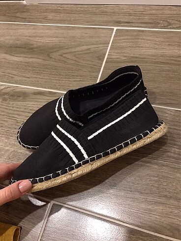 37 Beden siyah Renk Espadril