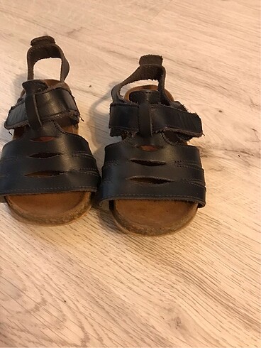 Nubebe Mantar Taban Deri Sandalet