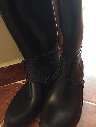 41 Beden siyah Renk Ninewest Kauçuk Yağmur Çizmesi
