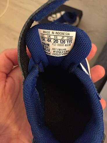 20 Beden Runfulcon Adidas Bebek Ayakkabısı