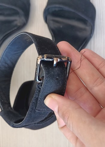 40 Beden Siyah Topuklu Kadın Ayakkabısı