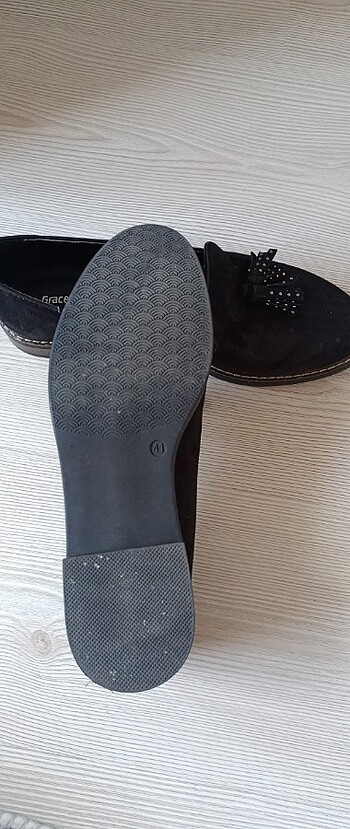 41 Beden Temiz Kullanılmış Loafer Ayakkabı 