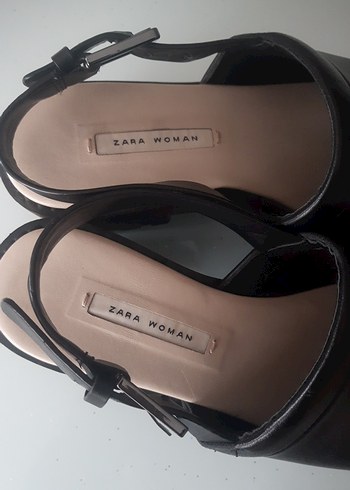 Tokalı Platform Topuklu Siyah Kadın Sandalet - Görsel 10