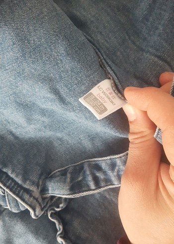 Kızlar için düğmeli bol kesim kot tulum - Görsel 2