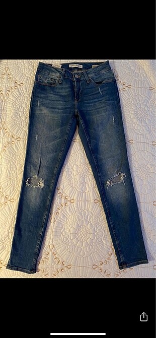 MAVİ Kadın Dizleri Yırtık Skinny Jean