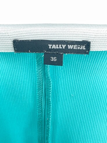 36 Beden turkuaz Renk Tally Weijl Mini Etek %70 İndirimli.