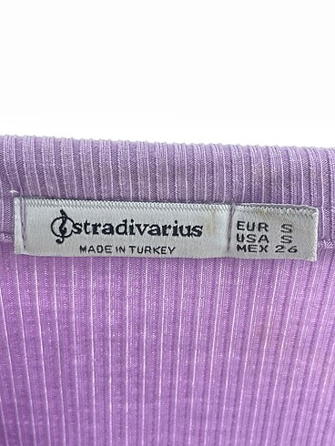 s Beden mor Renk Stradivarius Günlük Elbise %70 İndirimli.